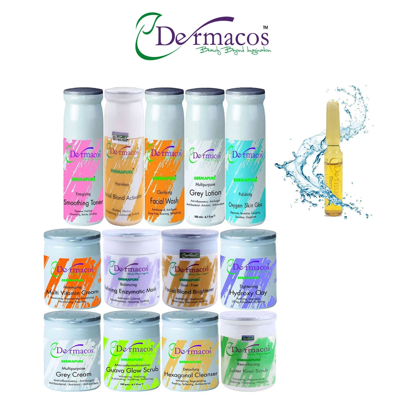 Dermacos Whitening Facial Kit – Pack of 13
