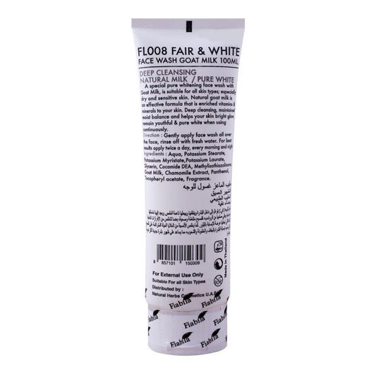 Fiabila Fair White Goat Milk Face Wash – 100ml