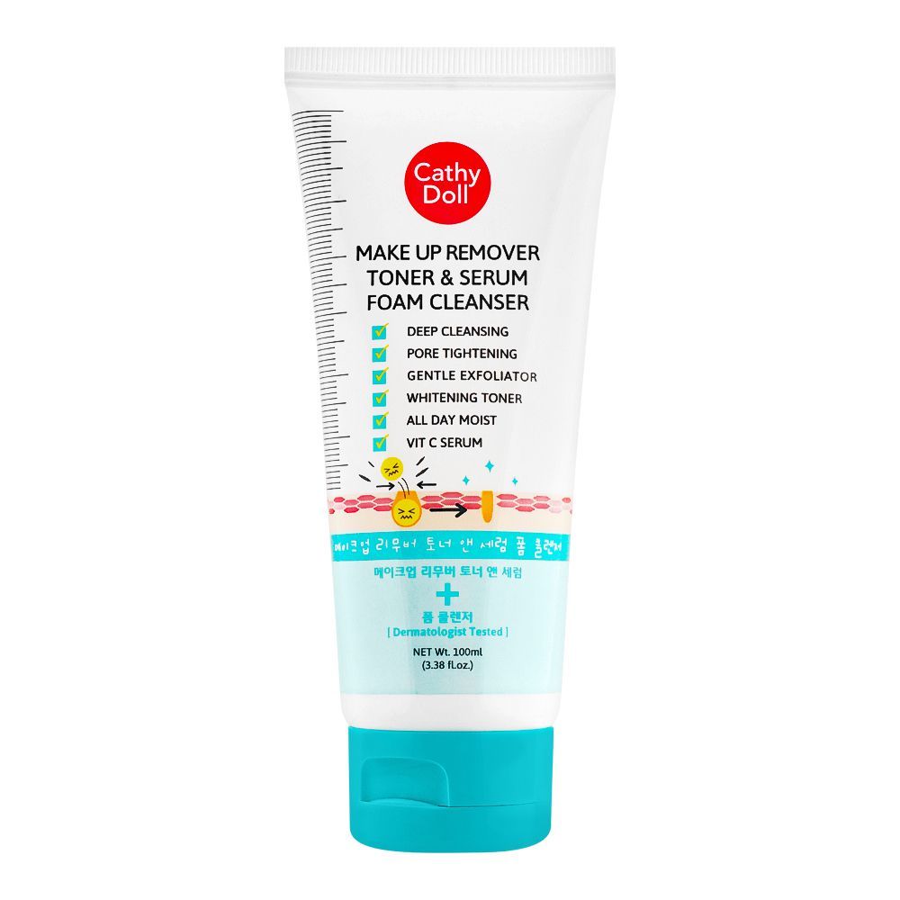Cathy Doll Makeup Remover Toner & Serum Foam Cleanser – 100ml