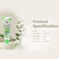 YC Whitening Face Wash with Cucumber Extract