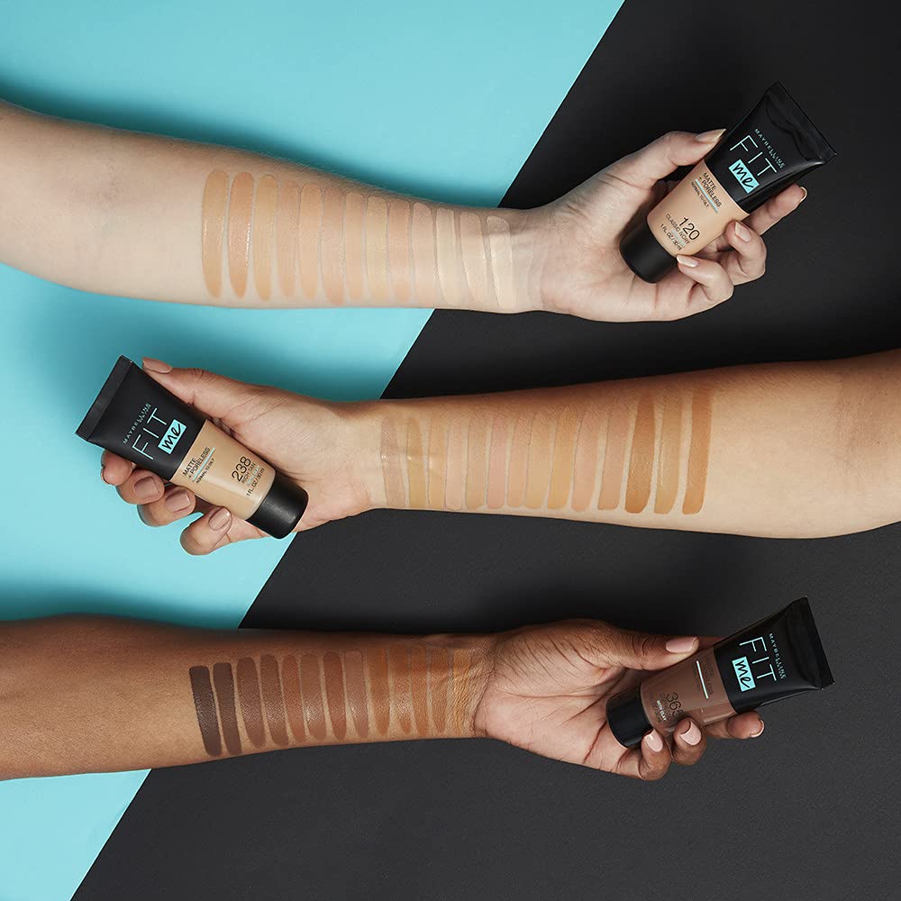 Maybelline Fit Me Matte + Poreless Foundation – Medium Shades (30ml)