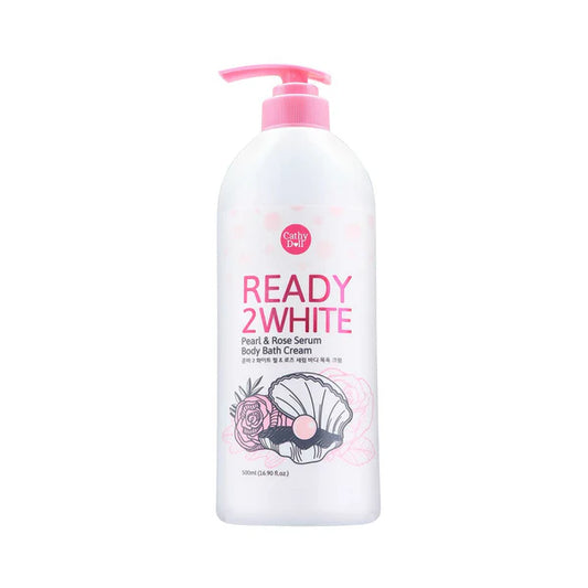 Cathy Doll Ready 2 White Body Bath Cream – Pearl &amp; Rose Serum (500ml)