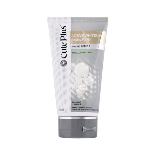 Cute Plus Active Whitening Facial Foam –