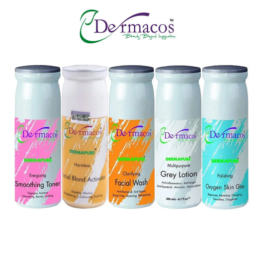 Dermacos Complete Facial Tubes – Pack of 5 (200ml Each)