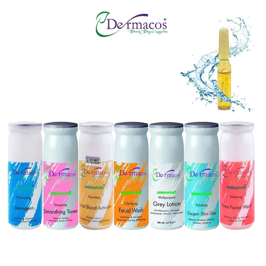 Dermacos Complete Facial Tubes – Pack of 7 (200ml Each)
