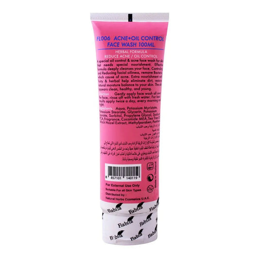 Fiabila Acne + Oil Control Face Wash: Whitening &amp; UV Protection