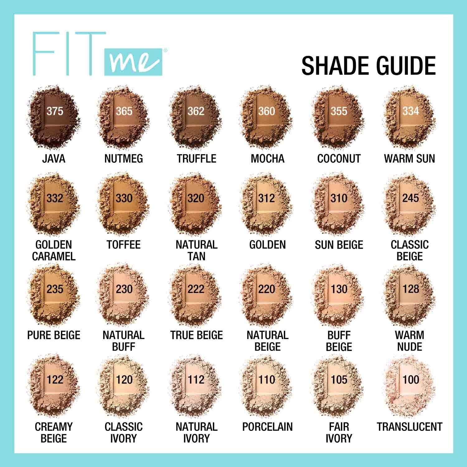 Maybelline Fit Me® Matte + Poreless Powder Foundation – Shine Control &amp; Poreless Finish