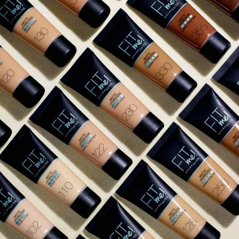 Maybelline Fit Me Matte + Poreless Foundation – Medium Shades (30ml)