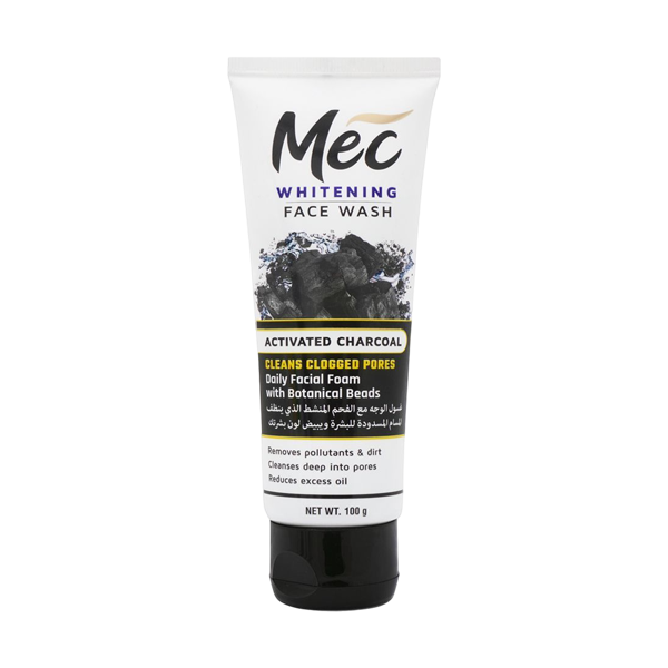 Mec Whitening Face Wash Activated Charcoal –