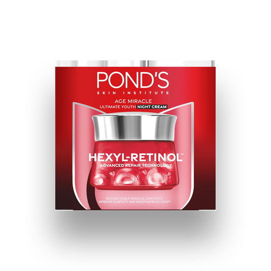 Pond’s Age Miracle Night Cream – Retinol-C Anti-Aging Formula