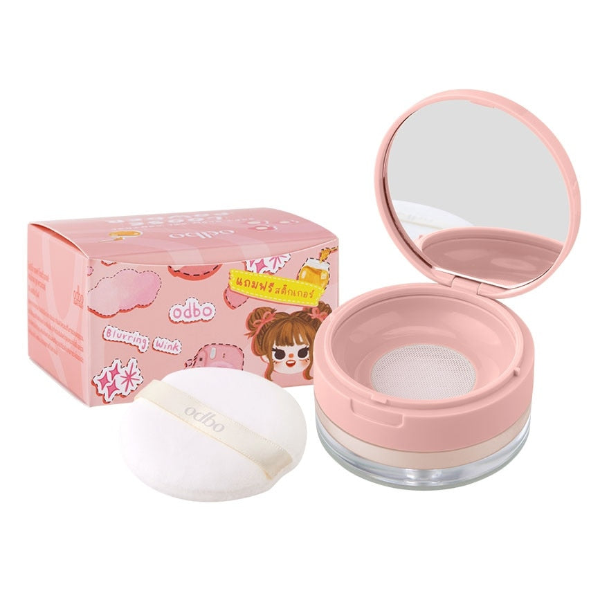 ODBO Soft Glow Oil Control Loose Powder – 03 Blurring Wink