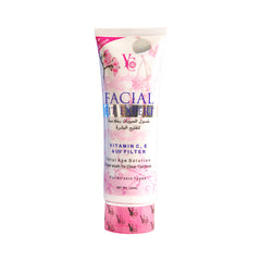 YC Facial Fit Expert Total Age Solution Face Wash (Pink)