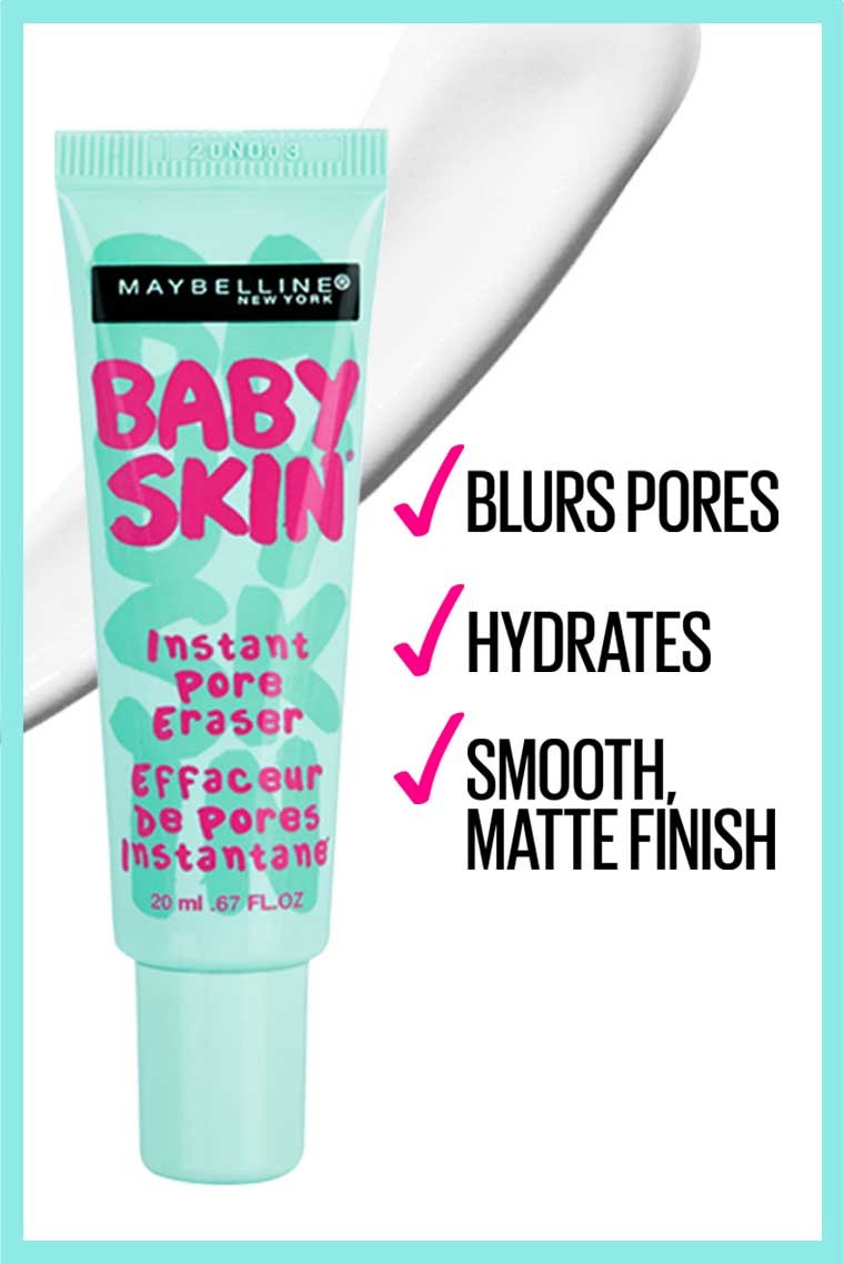 Maybelline Baby Skin® Instant Pore Eraser® Primer – Lightweight Pore-Blurring Formula