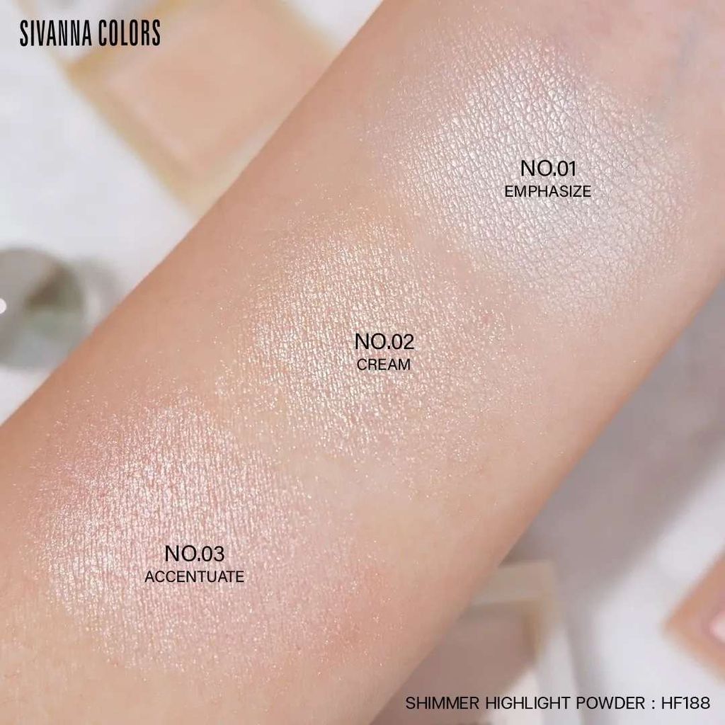 Sivanna Colors Shimmer Highlight Powder – Highlighter 4g